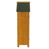 MOEPISY 30.3 inches L X 21.3 inches W X 70.5 inches H Outdoor Storage Cabinet Tool Shed Wooden Garden Shed Natural - 4 of 4