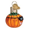 Old World Christmas Blown Glass Ornament for Tree, Mini Masked Jack O'Lantern - 2 of 4