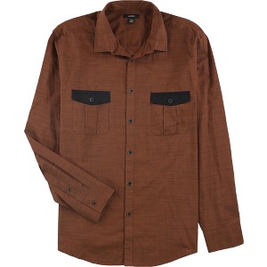 Alfani Mens Warren Contrast Button Up Shirt - 1 of 1