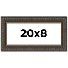 PosterPalooza | Panoramic Museum Brown Picture Frame - UV Acrylic, Foam Board Backing, Hanging Hardware - 2 of 4