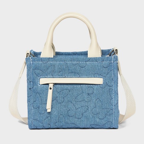 Mini Tote Crossbody Bag - Wild Fable™ Blue Denim : Target