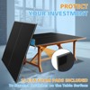 SEVOBAL Table Tennis Accessories 7ft Mid Size Ping Pong Conversion Top Foldable Portable for Indoor Games, Black, 40"*22"*3" - 3 of 4