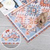 Washable Rug Boho Distressed Rug Stain Resistant Moroccan Accent Carpet - 4 of 4
