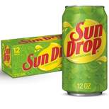 Sun Drop Citrus Soda - 12pk/12 fl oz Cans