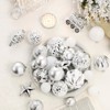 65 pcs Shatterproof Christmas Ball Ornaments Set Decorative Hanging Ornaments, Tree Ornaments Assorted Set with Hooks for Xmas Tree Garland Swag - 2 of 4