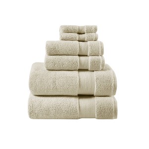 6pc Splendor Cotton Bath Towel Set - Madison Park - 1 of 4