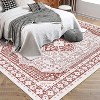 Vintage Washable Rugs, Soft Non-Slip Rugs, Stain Resistant Bohemian Style Low Pile Rugs, Living Room Rugs, Kitchen Rugs, Bedroom Rugs - 2 of 4