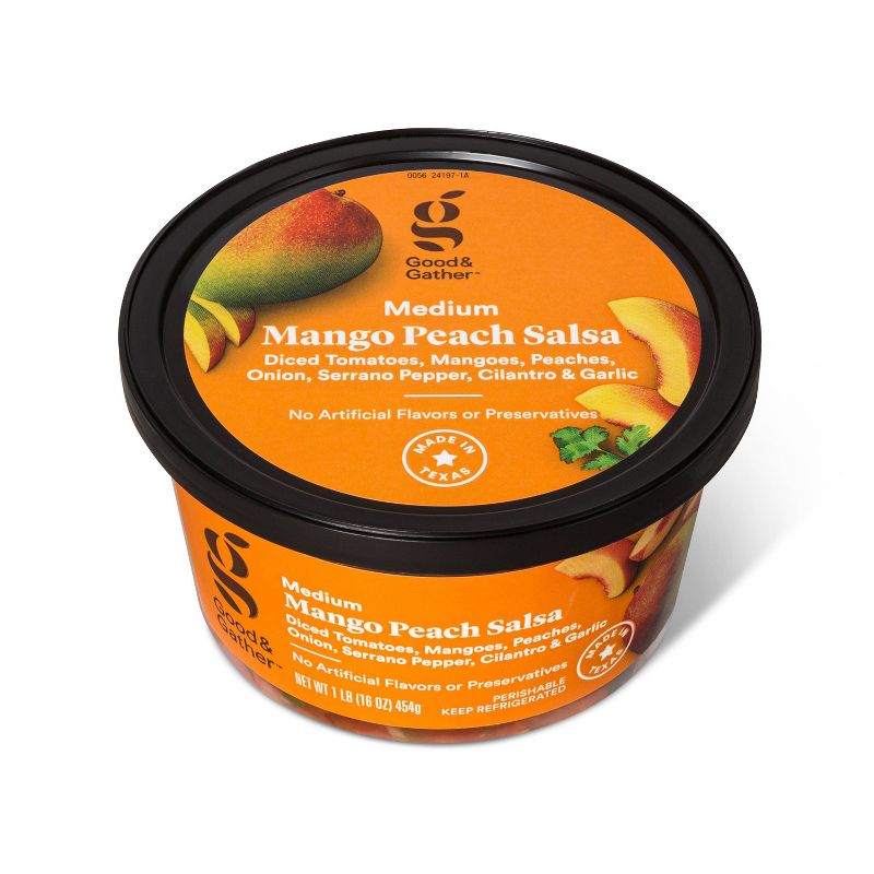 Medium Mango Peach Salsa - 16oz - Good &#38; Gather&#8482;, 4 of 7