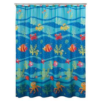 Fishtails Shower Curtain - Allure Home Creations