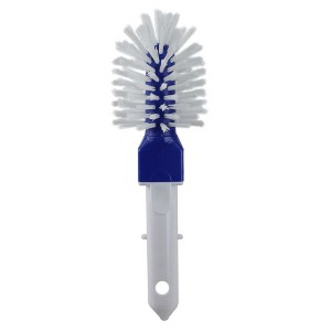 Northlight Swimming Pool and Spa Scrub Brush 11" - Black/White - 1 of 2