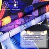 LunaLulinlk Blacklight Halloween Shower Curtain - 2 of 4