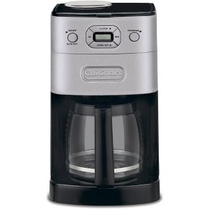Cuisinart DGB-625BCFR Grind and Brew 12 Cup Automatic Coffeemaker, Brushed Metal - Certified Refurbished - 1 of 4
