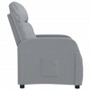 vidaXL Recliner Light Gray Polyester Standard Adjustable Headrests - 4 of 4