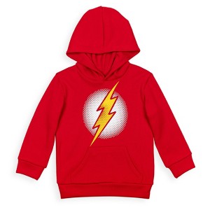 DC Comics Justice League Superman Batman The Flash Fleece Pullover Hoodie Toddler to Big Kid - 1 of 4