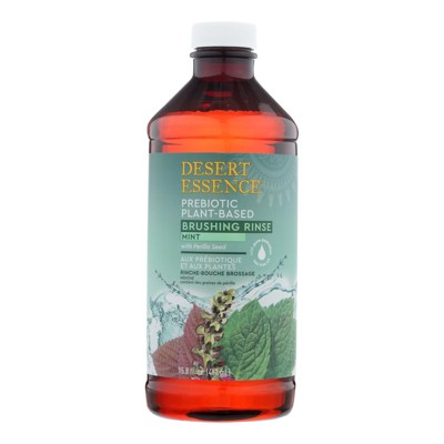 Desert Essence - Brushing Rinse Prebio Mint - 1 Each - 15.8 FZ