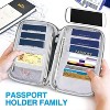 Passport Holder Family, Women Rfid Blocking Passport Wallet, Travel Essentials Premium Wallets - 4 of 4