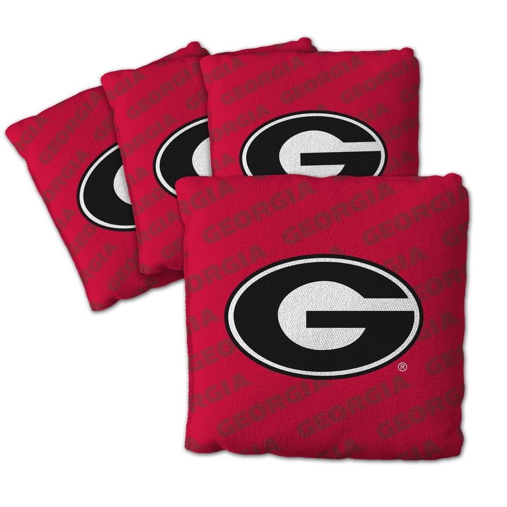 NCAA Georgia Bulldogs 4pk Red Toss Game Set