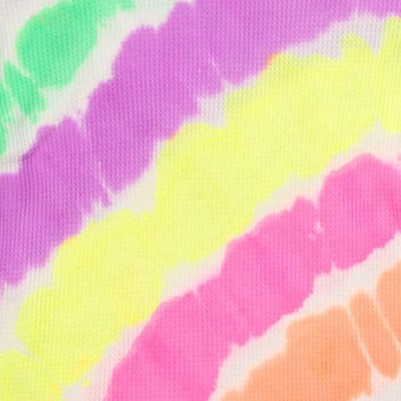 tie dye neon white