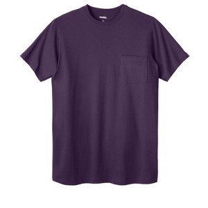 KingSize Shrink-Less Lightweight Pocket Crewneck T-Shirt - 1 of 4