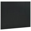vidaXL Steel Room Divider - 5-Panel Black Steel Partition for Privacy and Décor Enhancement - Foldable Design for Easy Storage - 78.7"x70.9" - 3 of 4