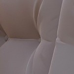 beige cushions/brown frame