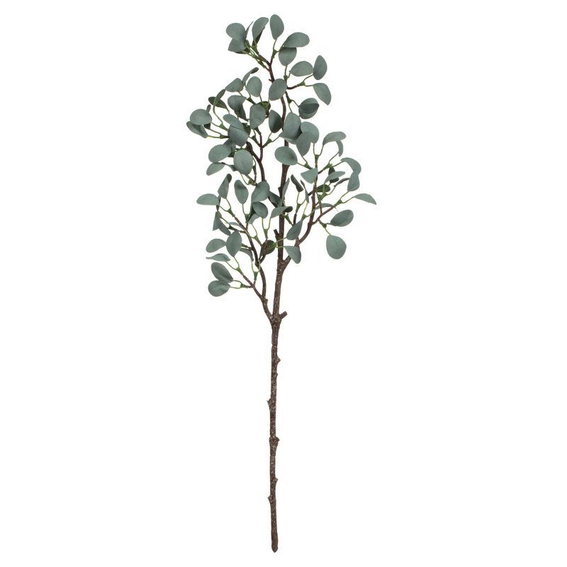 Vickerman 22" Artificial Gray Green Eucalyptus Branch, Set of 3, 1 of 8