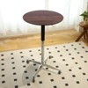 FONTOI 360 Swivel Desk, Portable Adjustable Desk, Movable Stand Desk, Bar Table for Dining Room, Kitchen, Brown, 27.5"*42.9"*27.5" - 2 of 4