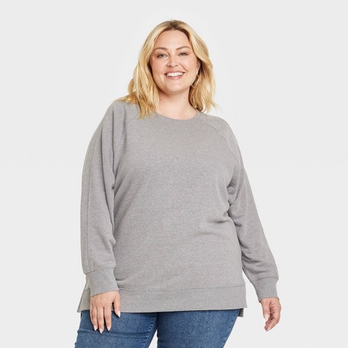 Women's Sandwash Sweatshirt - A New Day™ Navy Blue Xxl : Target