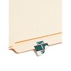 Smead A-Z Color-Coded Bar-Style End Tab Labels Letter N Dark Green 500/Roll 67084 - 3 of 4