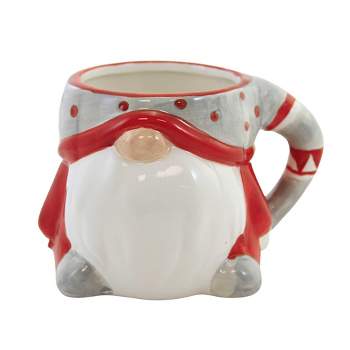 Tabletop Gnome Winter Mug Christmas Beverage Cup Transpac  -  Drinkware