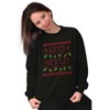 Ugly Christmas Lights Lets Get Lit Sweatshirt for Men or Women Brisco Brands - 3 of 4
