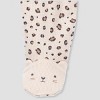 Carter's Just One You® Baby Girls' Cheetah Printed Sleep N' Play - Pink - 4 of 4