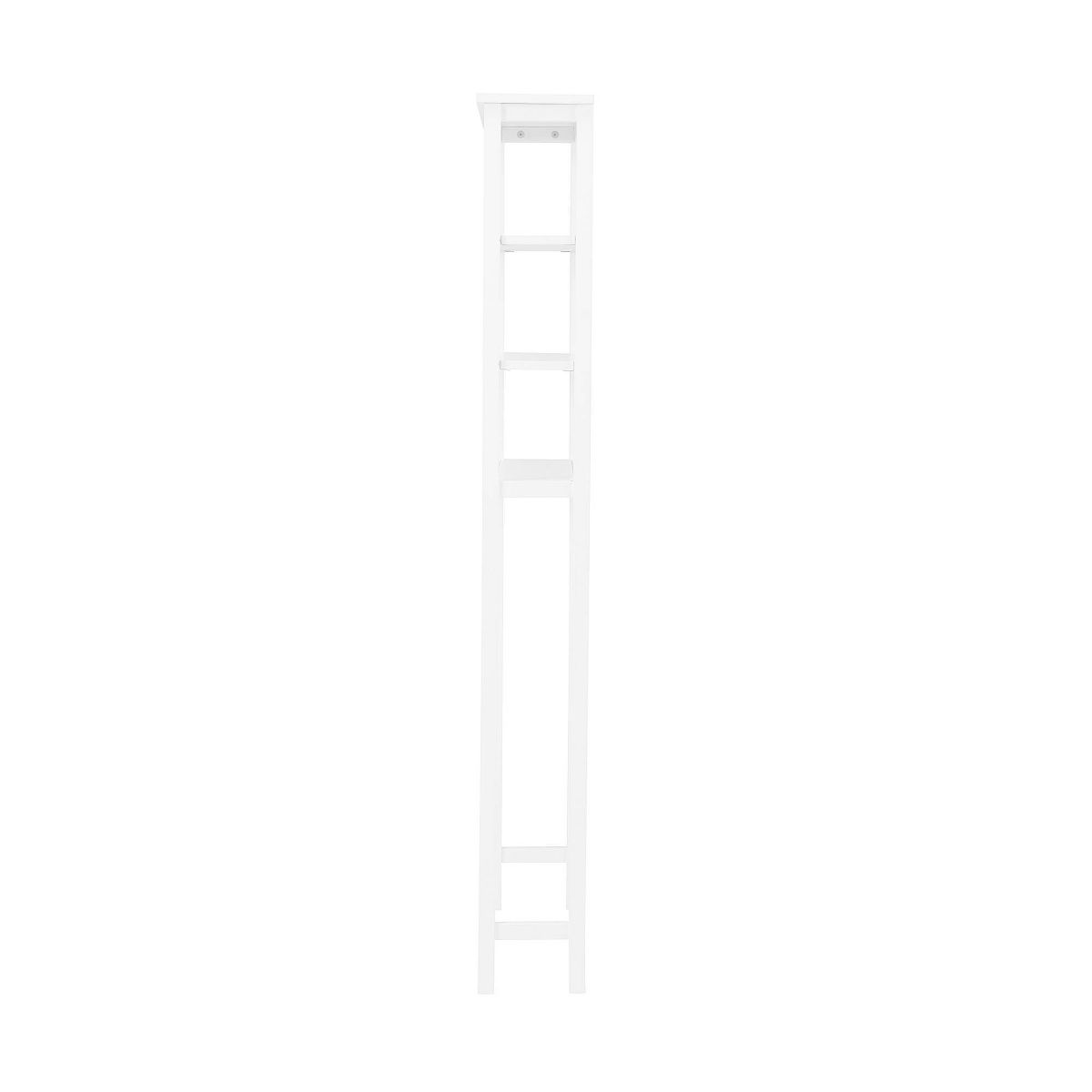 Dover Over the Toilet Organizer with Open Shelving White - Alaterre Furniture - thumbnail 3