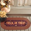 Braided Halloween Poster BRP206 Machine Washable Hand Woven Indoor Accent Rug - Brown/Rust - 1'8"x4' Oval - Safavieh - 3 of 3