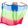 LA LEELA Womens Sarong Swimsuit Cover Up Long Women's Summer Pool Beach Wrap Skirt Swimwear Bikini Cover-ups for Women One Size Blue, Solid - 2 of 4