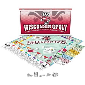 Late for the Sky: University of Wisconsin Wisconsin Opoly Monopoly Board Game - 1 of 3