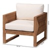 bali & pari Helina Seagrass and Acacia Wood Arm Chair Bleached Light Brown - 4 of 4
