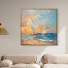 Art Remedy Sailboats in the Sunset Chic Coastal Wall Art Framed - 2 of 4
