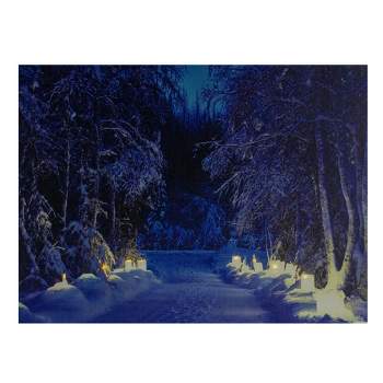 Stupell Industries Winter Cattle Cuddling Snow Scene Framed Giclee Art, 24  X 30 : Target