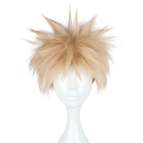 White spiky clearance wig