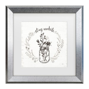 Trademark Fine Art - Janelle Penner Our Nest VIII Stay Awhile Matted Framed Art - 1 of 4