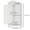 Storage Cabinet, Accent Cabinet with Solid Wood Feet - 3 of 4