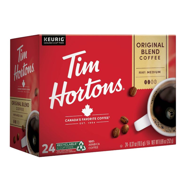Tim Hortons Original Blend Medium Roast Coffee Pods - 24ct, 3 of 14