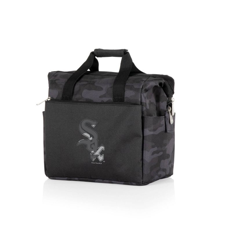 MLB Chicago White Sox On The Go Soft Lunch Bag Cooler - Black Camo, 2 of 5