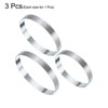 Unique Bargains 304 Stainless Steel Durable Corrosion Resistant High Temperature Resistance Cake Rings 1 Pc - 3 of 4