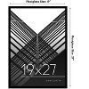 Americanflat 19x27 Poster Frame with Polished Plexiglass - Streamline Collection - Thin Border Picture Frame for Wall Display - Black - 2 of 4