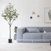 4-foot Artificial Eucalyptus Tree for Home Decor Potted Artificial Eucalyptus Tree Suitable for Indoor and Outdoor Home Decor - 3 of 4