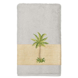 Linum Home Textiles 100% Turkish Cotton COLTON Embellished Towel Set - 1 of 2