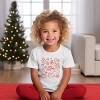 Merry Christmas Sketched Icons - Toddler Short Sleeve Graphic T-Shirt - 3 of 4