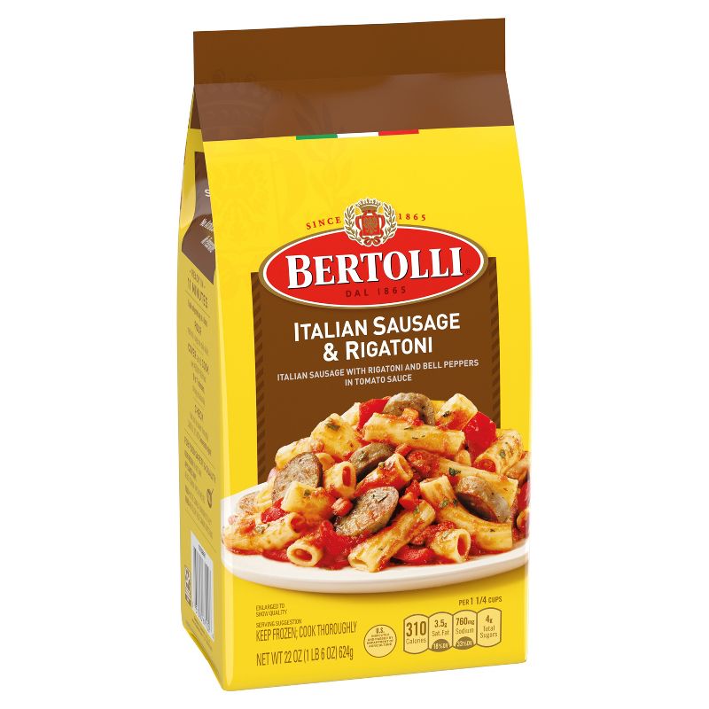 Bertolli Frozen Italian Sausage &#38; Rigatoni Dinner - 22oz, 3 of 7